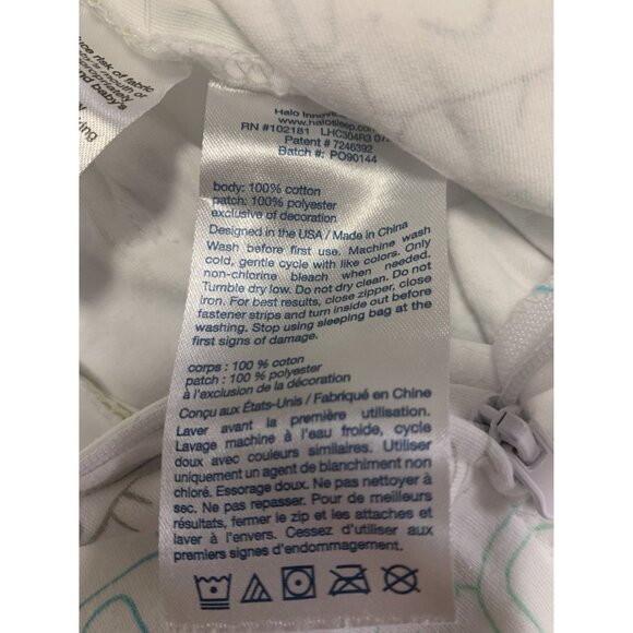 Halo SleepSack Swaddle 0-3M 19-23 In 6-12 Lbs Animal Print - Picture 6 of 7